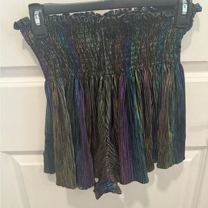 QUEEN OF SPARKLES Multicolored Bubble Mini Shorts